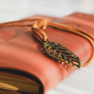 leather bound notebook